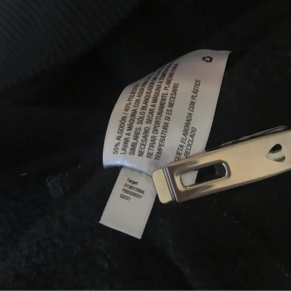 🔴 4/$15 A New Day Black mock neck 1/2 zip pullover sweatshirt size L in EUC - Picture 14 of 14